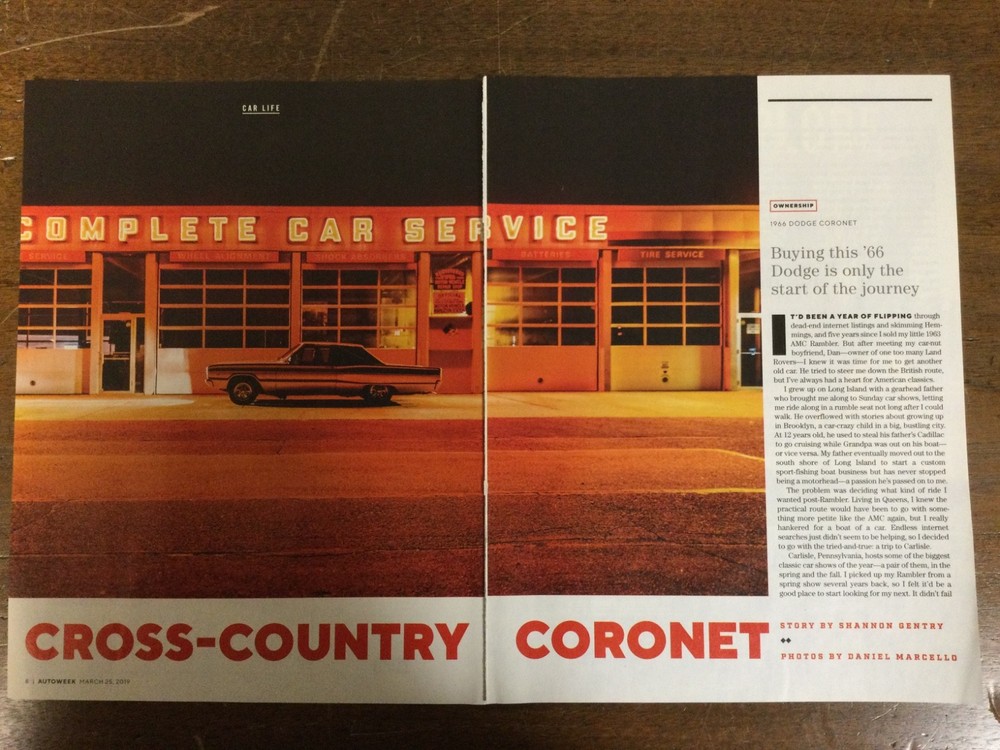 Misc 3496 Article Ownership 1966 Dodge Coronet 5 page