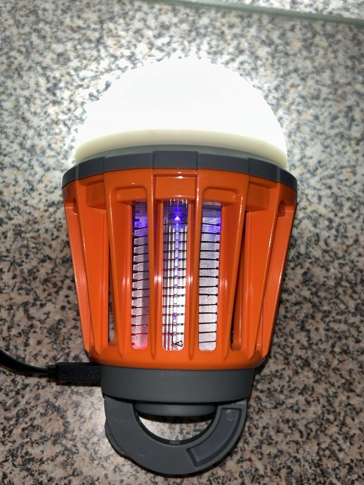 LED Camping Lantern Bug Zapper USB Rechargeable Mosquito Killer Light