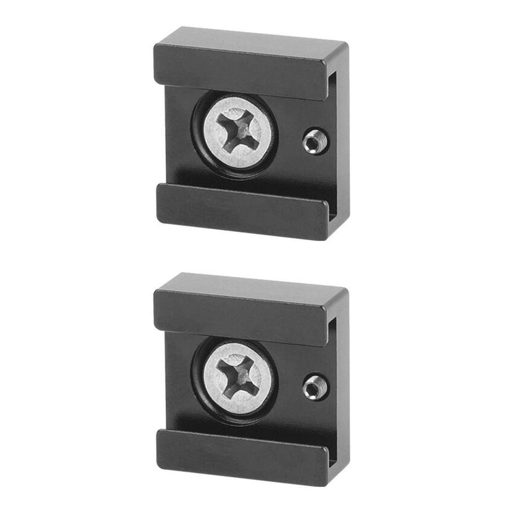 2 Pcs Camera Cold Shoe Expansion Mount Quick Release Adapter Flash Stand