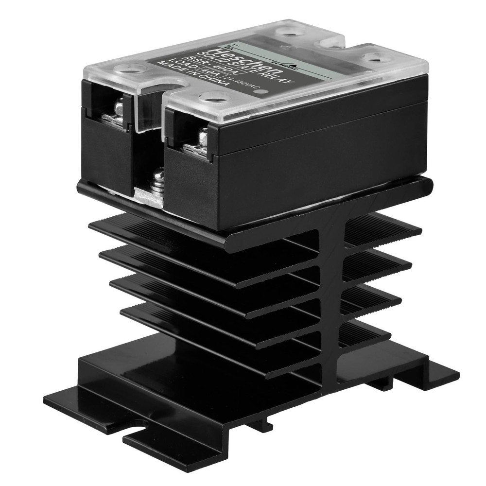 Single Phase Solid State Relay SSR40DA Input 432VDC Output 24480VAC 40A
