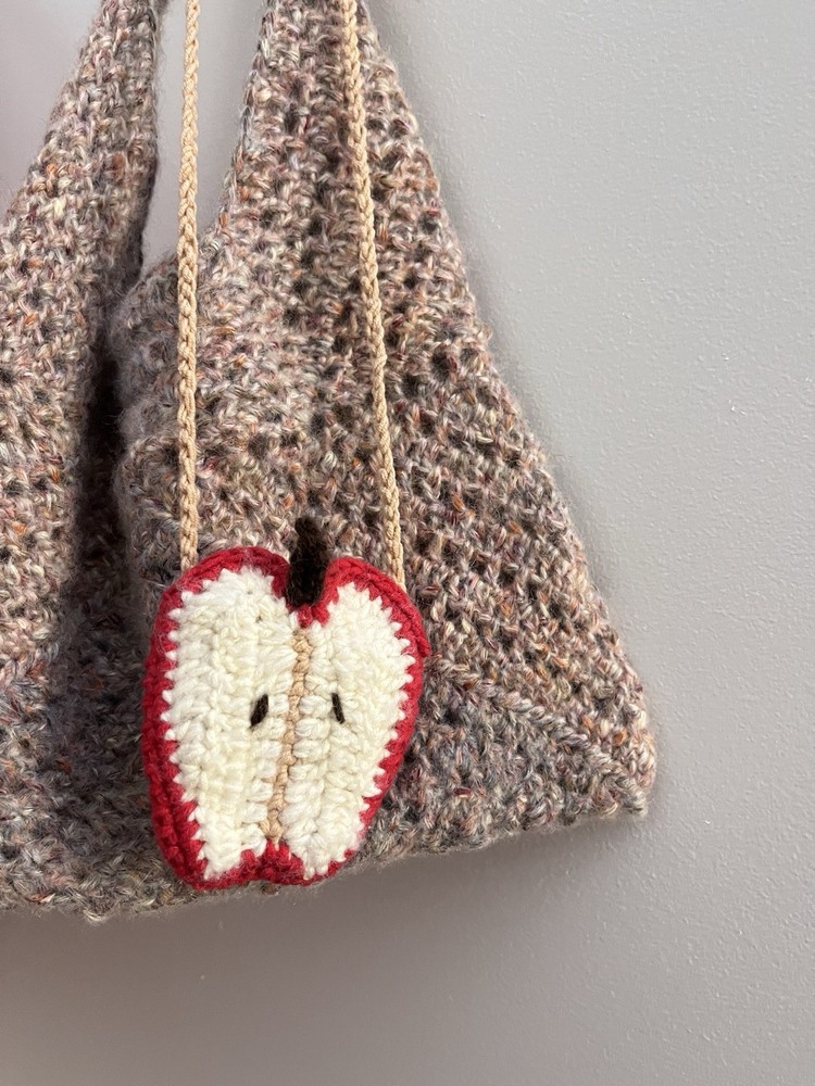 Crochet Apple Bag