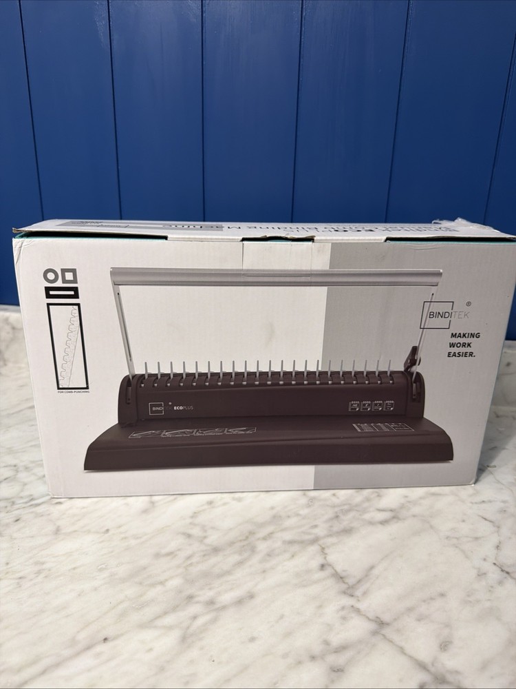 Binditek - ECOPLUS - Manual Comb Binding Machine - 19 Holes - 145 sheet binding