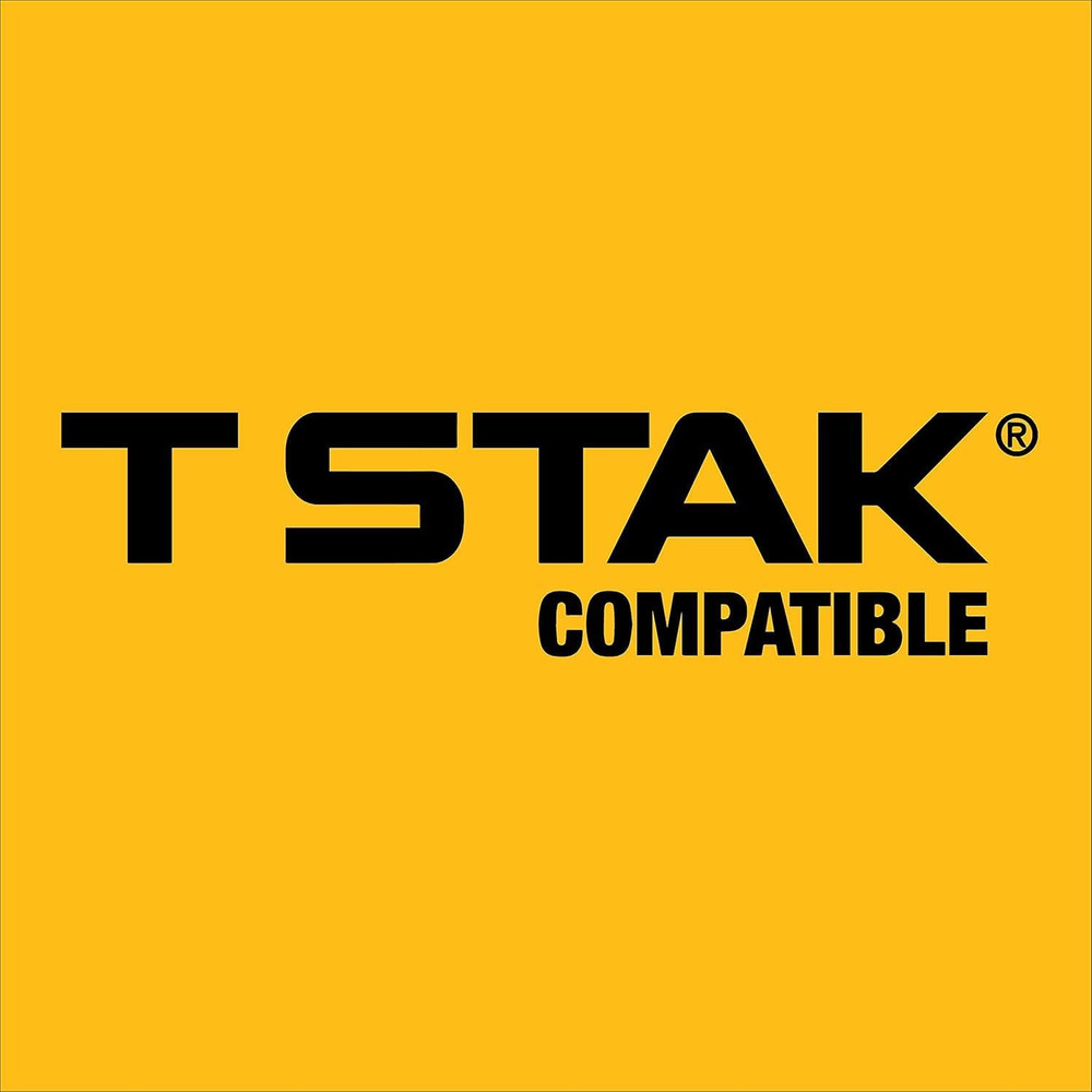 DEWALT TSTAK Tool Box, Deep, Long Handle, Extra Large Design, Fixed Divider