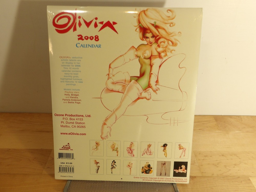Olivia Calendar 2008 New Sealed