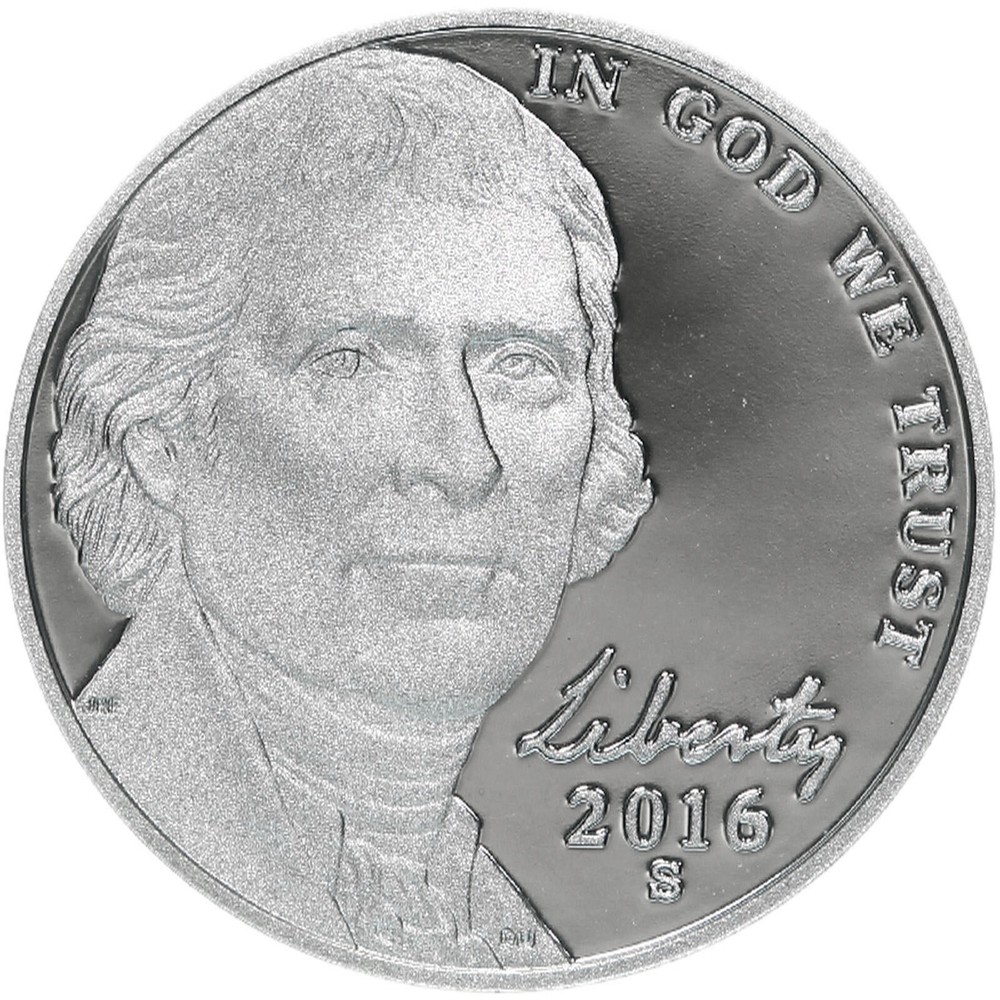 2016 S Jefferson Nickel Gem DCam Proof