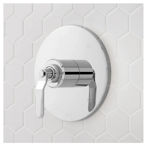 Signature Hardware Gunther Single Handle 6 Function Diverter Valve Trim - Less V