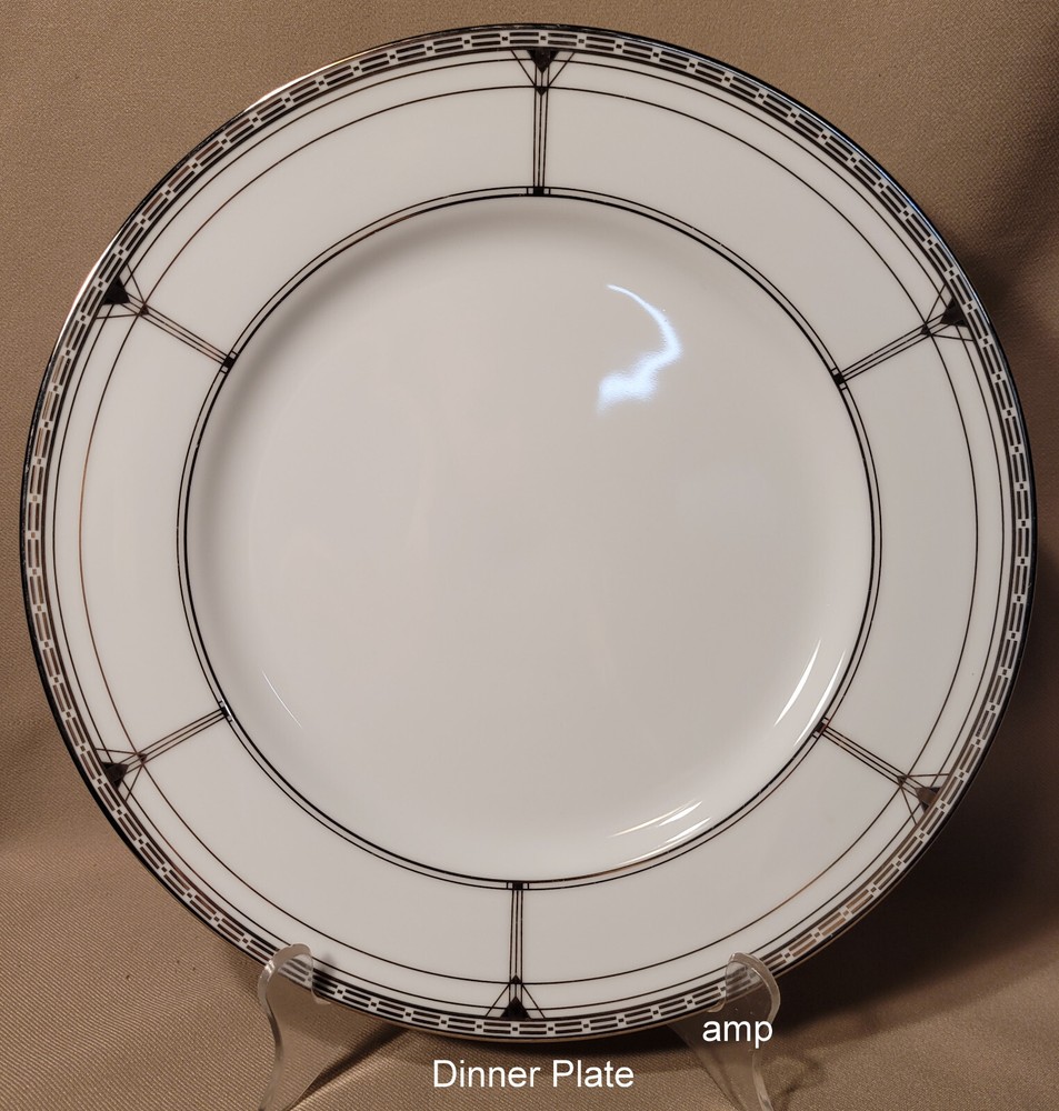 Noritake Palmer Platinum 5 Piece Place Setting EXCELLENT!