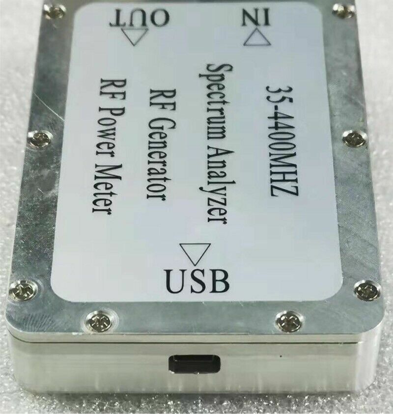 35-4400MHz USB Spectrum Analyzer RF Power Meter Signal Generator Tracking Source