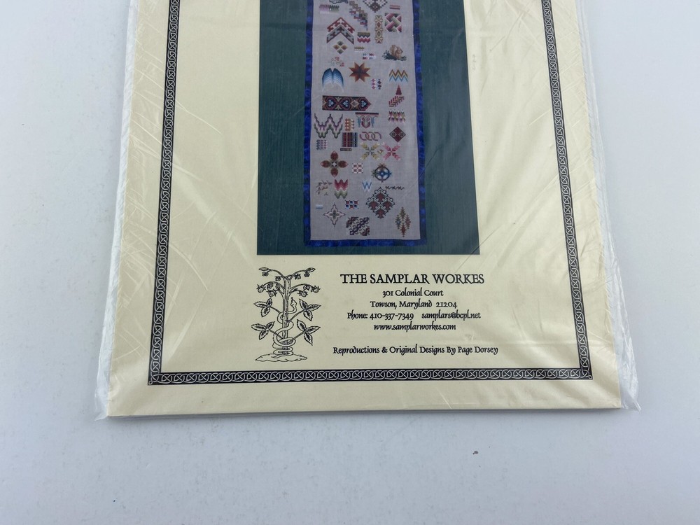The Samplar Workes Victorian Berlin Work Sampler Needlepoint Pattern Cross Stitc