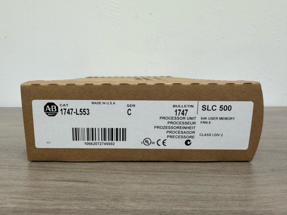 Allen-Bradley 1747-L553 /B SLC 500 SLC 5/05 64K Memory Ethernet/RS-232 Processor
