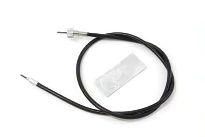 43 inch Black Speedometer Cable fits Harley Davidson