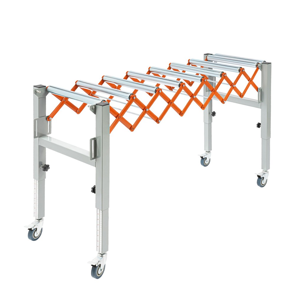 Adjustable Conveyor Table Flexible & Extendable Conveyor Roller Table 50kg max.