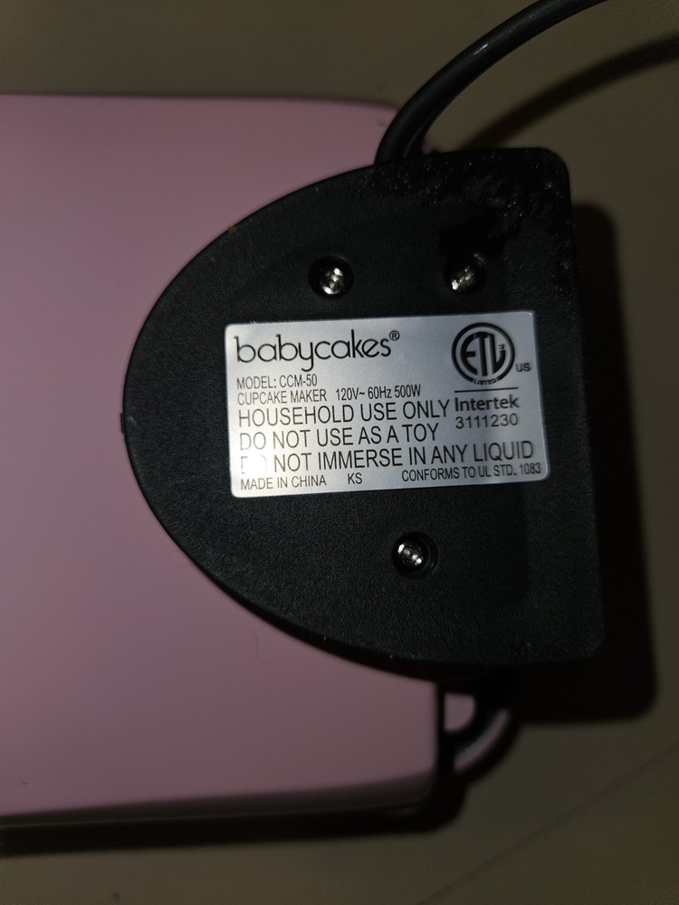 Babycakes Mini Cupcake Maker – Pink, Tested & Working