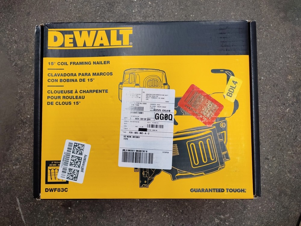 DEWALT DWF83C Coil Nailer