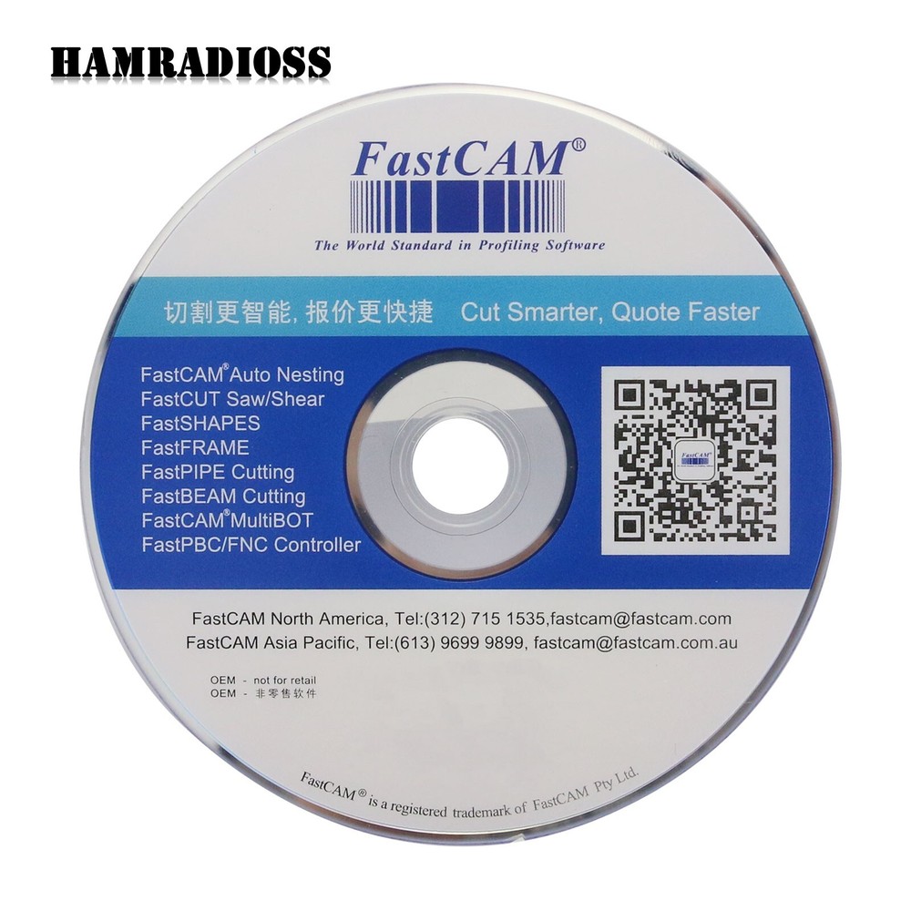 Fastcam Nesting Software Professional version for CNC Plasma Cutting Machine HAM