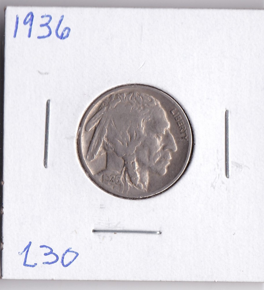 1936 Buffalo Nickel L30