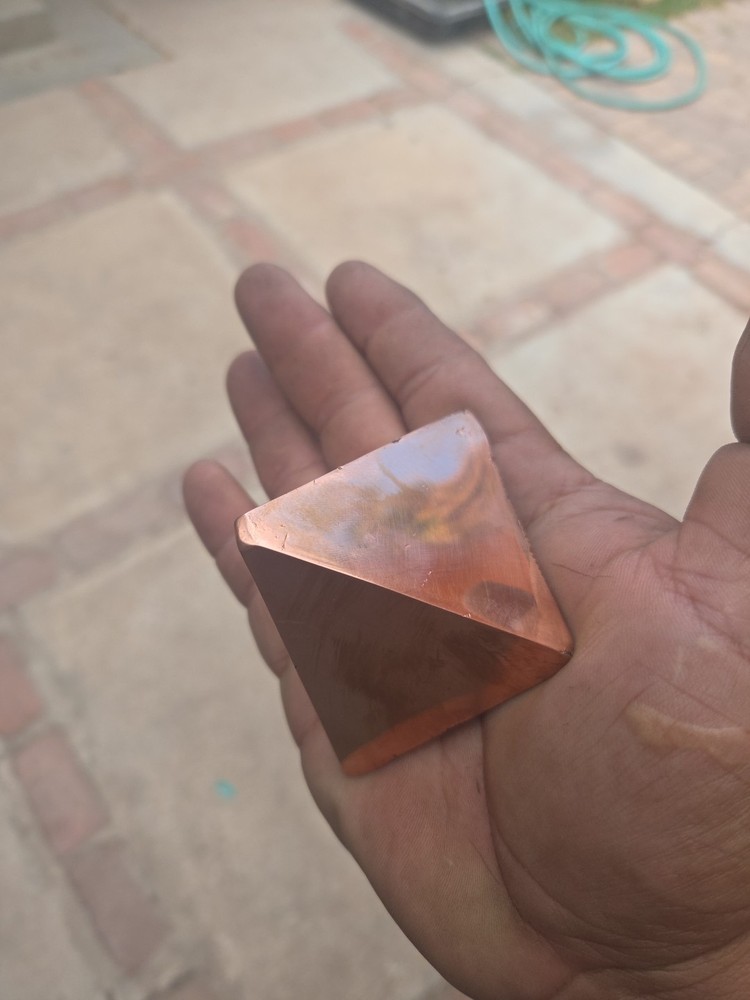 Solid Copper Pyramid
