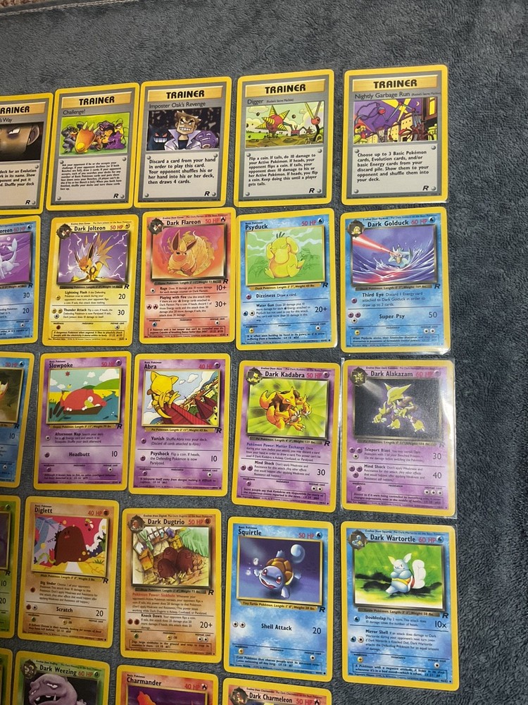 Pokemon Bundle - part Complete Team Rocket Set Common/Uncommon ⭐ Vintage