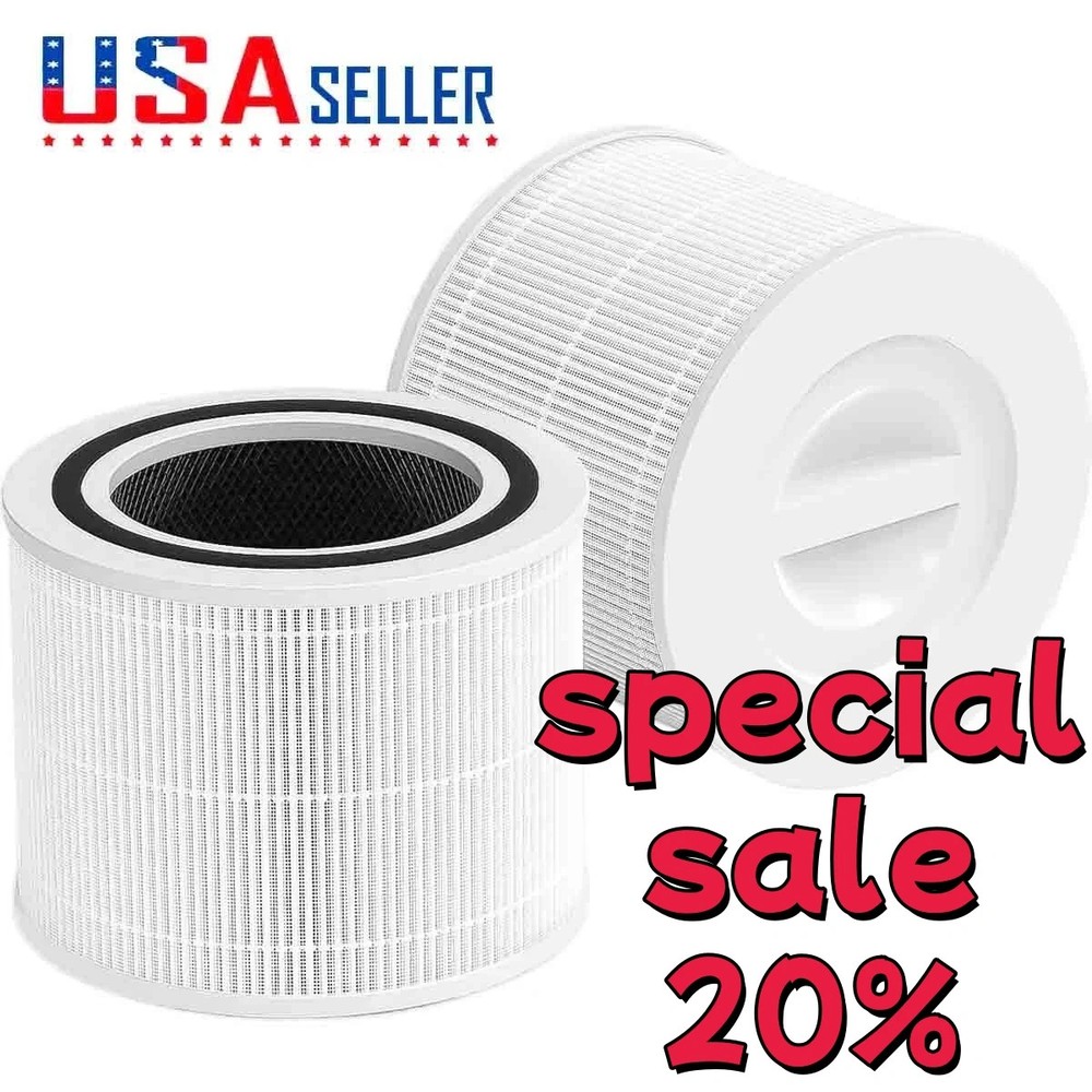 Levoit Core 300-RF True HEPA 3-Stage Replacement Filter. (Pack 2)