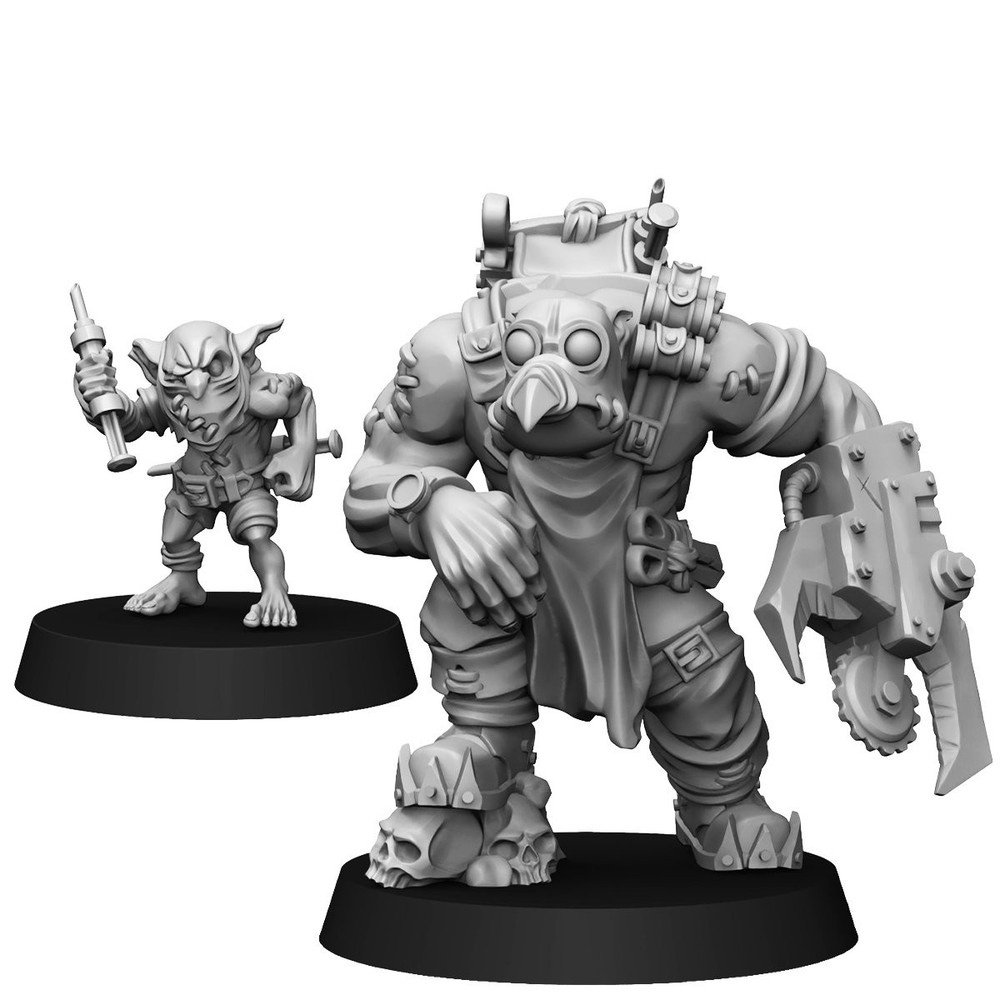 ORC MEDIC AND GOBLIN SIDEKICK