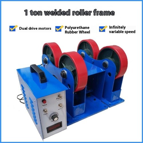 1T Welding Roller Frame Small Roller Frame Argon Arc Welding Self-adjusting