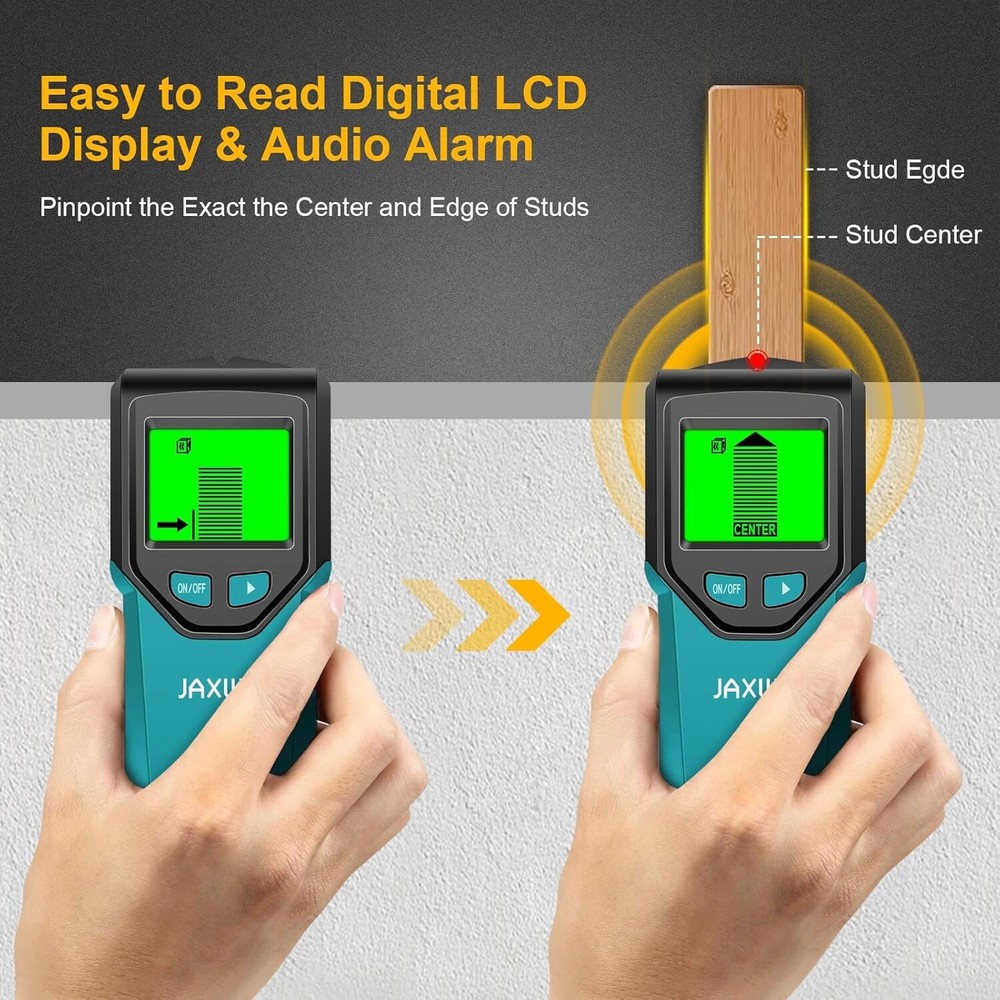 Stud Finder Tool Plastic 5 in 1 LCD Display Accurate Scanner for Home Improve...
