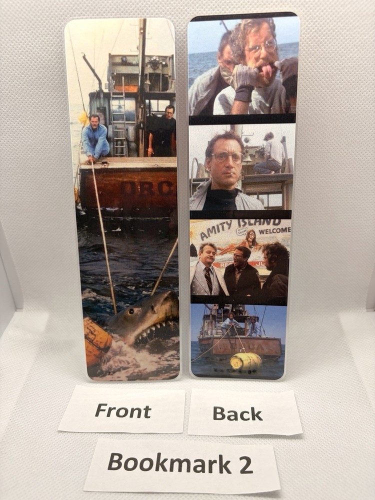 Jaws Bookmarks - Set Of Four Laminated Bookmarks