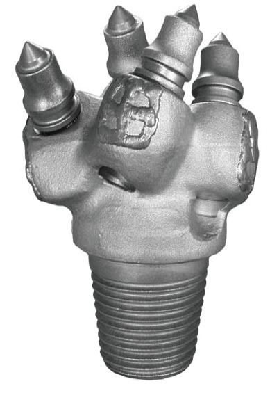 Rock Auger Pilot with Bullet Teeth and 2-3/8"API Reg Pin .735