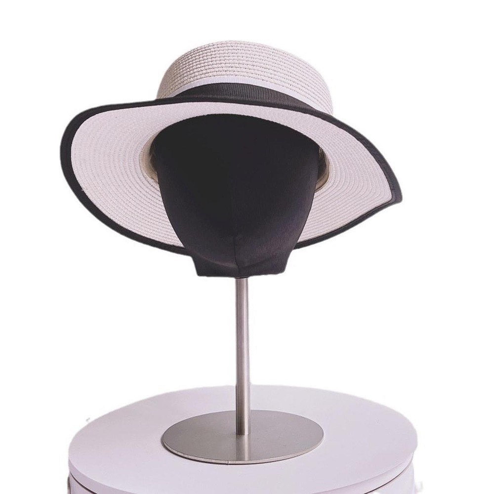 Wig Display Head Mannequin Head Sturdy Multipurpose Black Hat Display Head for