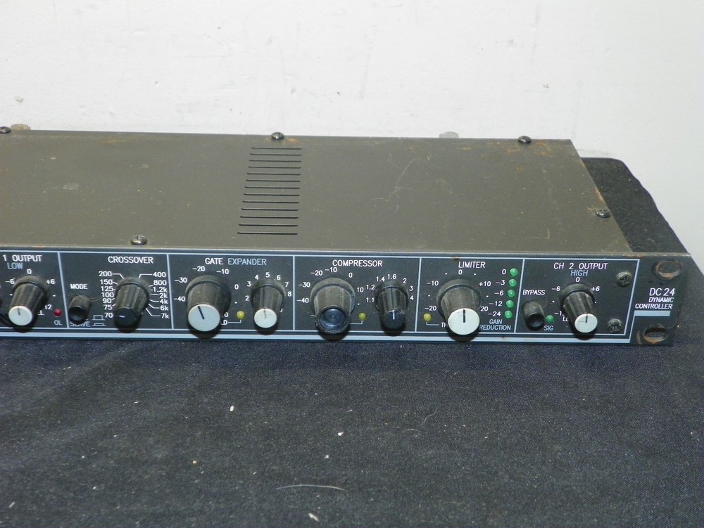 Untested Rane DC 24 Dynamic Controller Gate Expander Limiter Compressor