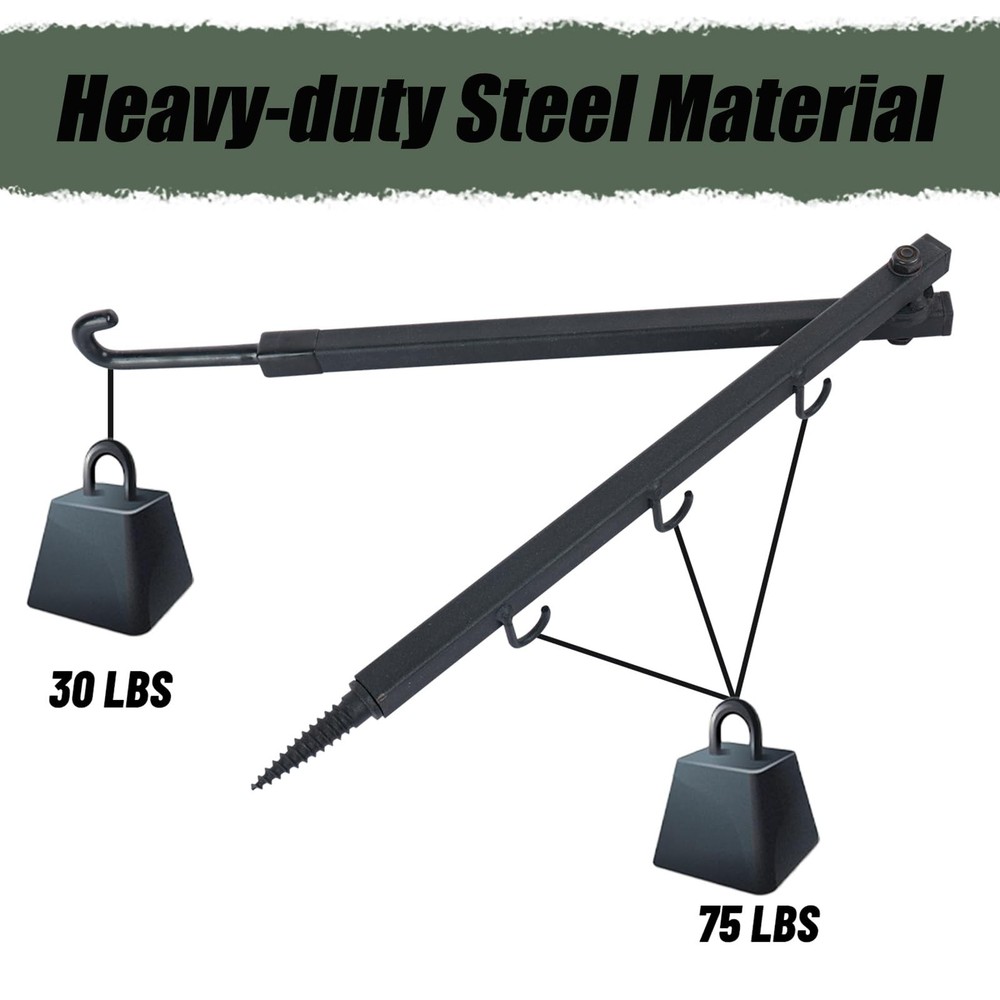 Tree Stand Bow Hanger Gear Holder Accessory Hook - Pack of 3