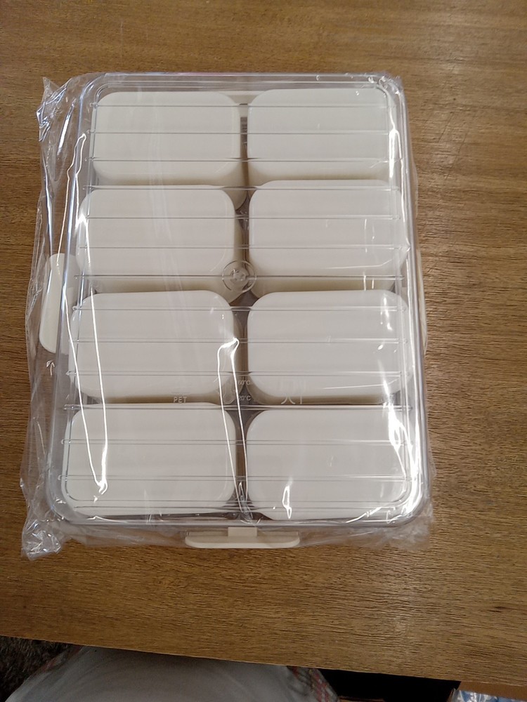Snack Box & Compartment Organizer Snack Box White
