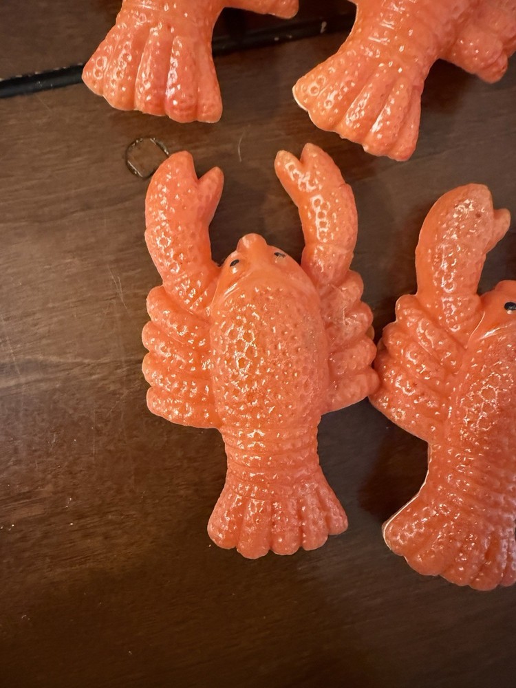 Vintage Lobster String Lights 14 Light String Blow Mold Replacement *