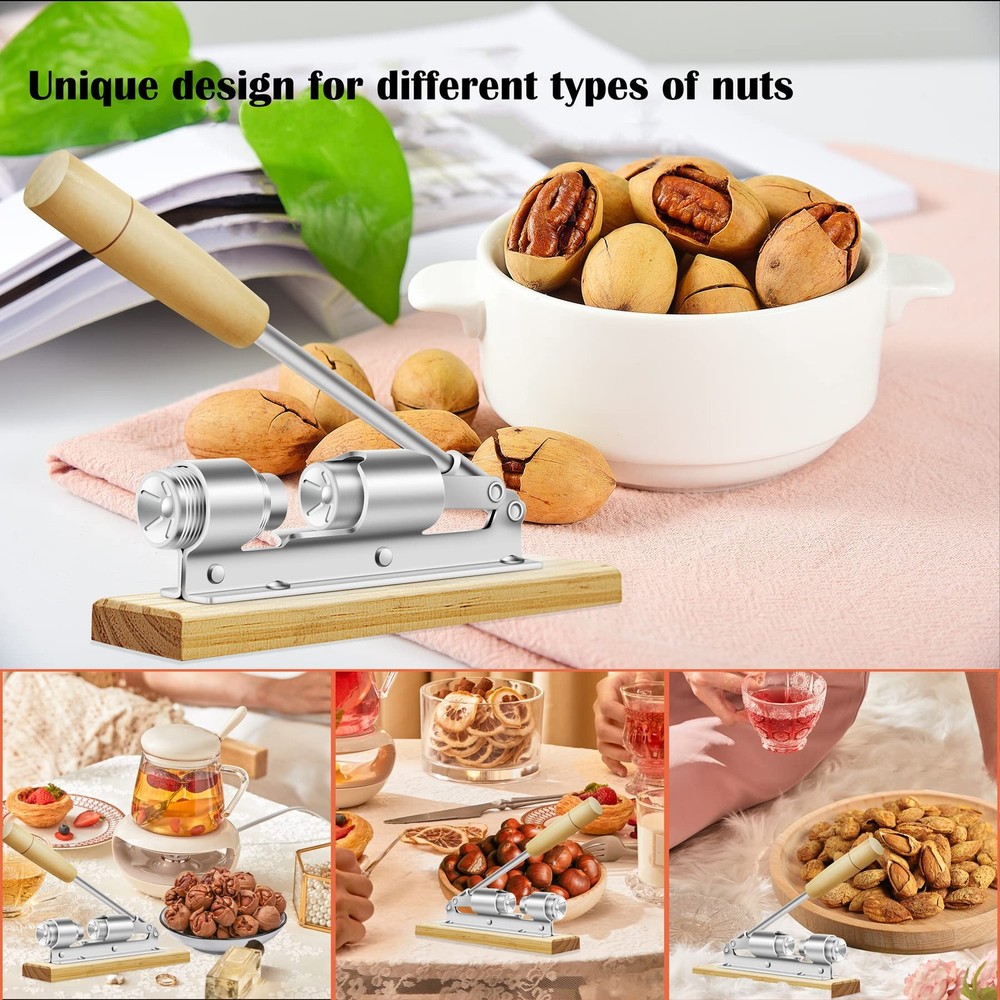 Nutcrackers for Nuts Nut Crackers for Pecans Heavy Duty Nut Cracking Tools Ad...