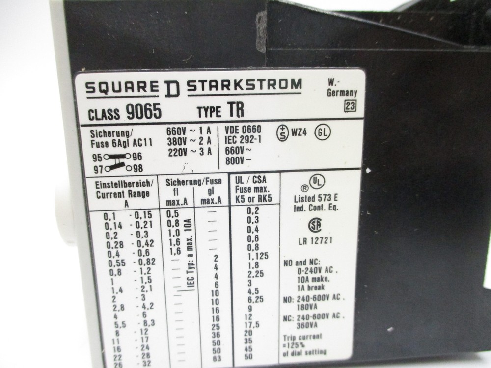 SQUARE D 9065TR2.8 4.2-2.8A 600V NSNP