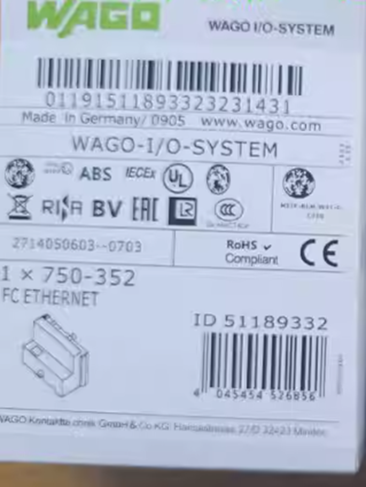 NEW WAGO 750-352 module