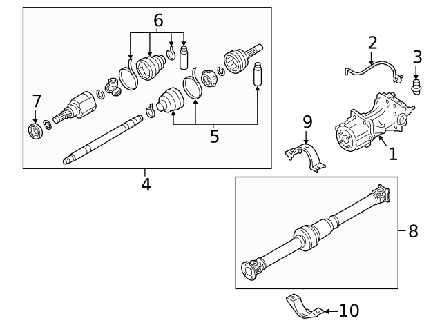 Genuine Nissan Differential Assembly 38300-4BF0B