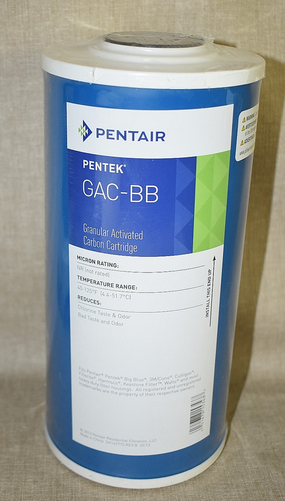 NEW Pentair Pentek GAC-BB 10 Inch Carbon Water Filter Replacement Cartridge