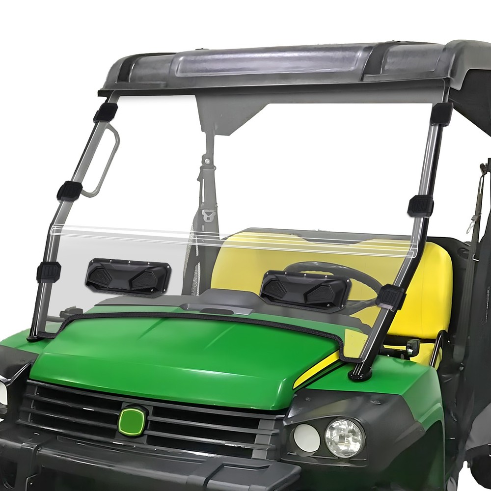 2xGator windows For 2004-2024 John Deere Gator HPX Front &Rear Window Windshield