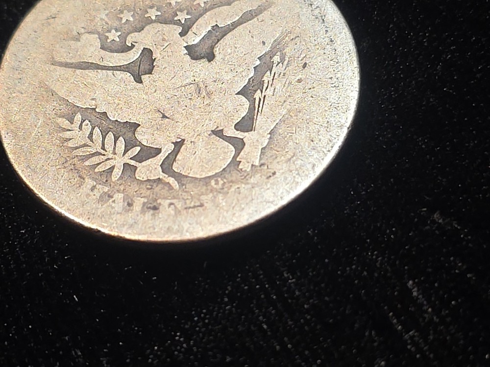 1898 O US Barber half dollar 90% Silver Circulated