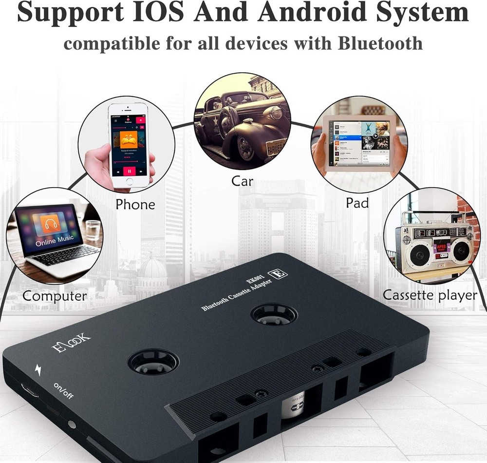 Vintage Car Bluetooth Receiver - Easy Installation