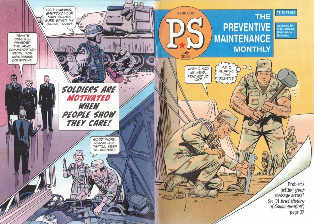 PS: PREVENTIVE MAINTENANCE MONTHLY ~ 2005 ~ 7 Issues ~ Joe Kubert Artwork ~ MINT