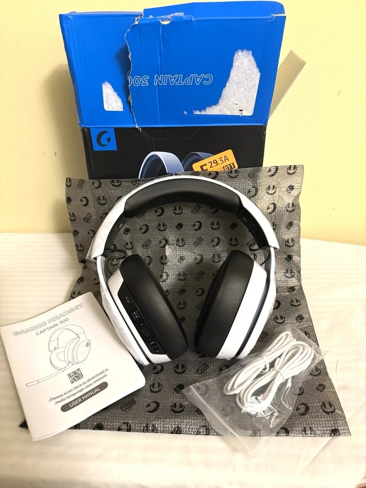NEW Captain 300 Gaming Headset - White