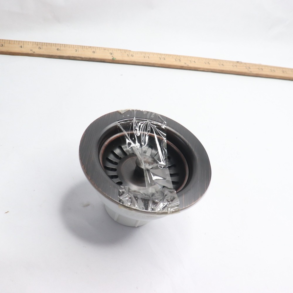 Deluxe Stemball Kitchen Sink Strainer Pewter 4-1/4"