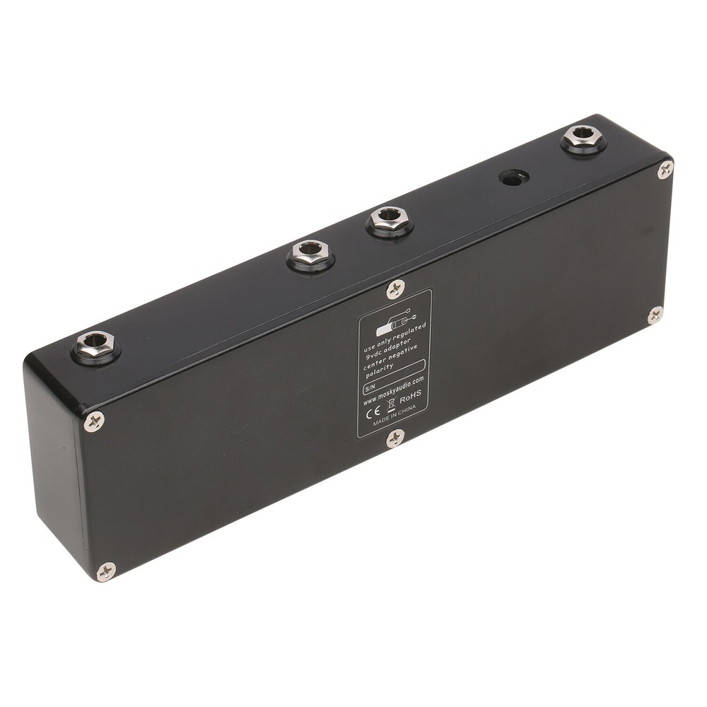 Multi Effects Pedal True Bypass Reverb Delay FX Loop Overdrive Distortion M7C9