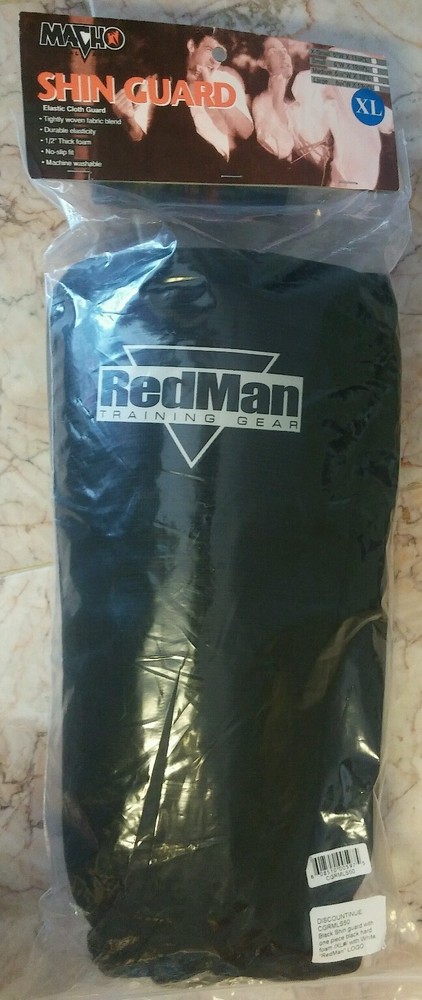 Macho RedMan Training Gear XL /Shin Guards Defensive Tactics