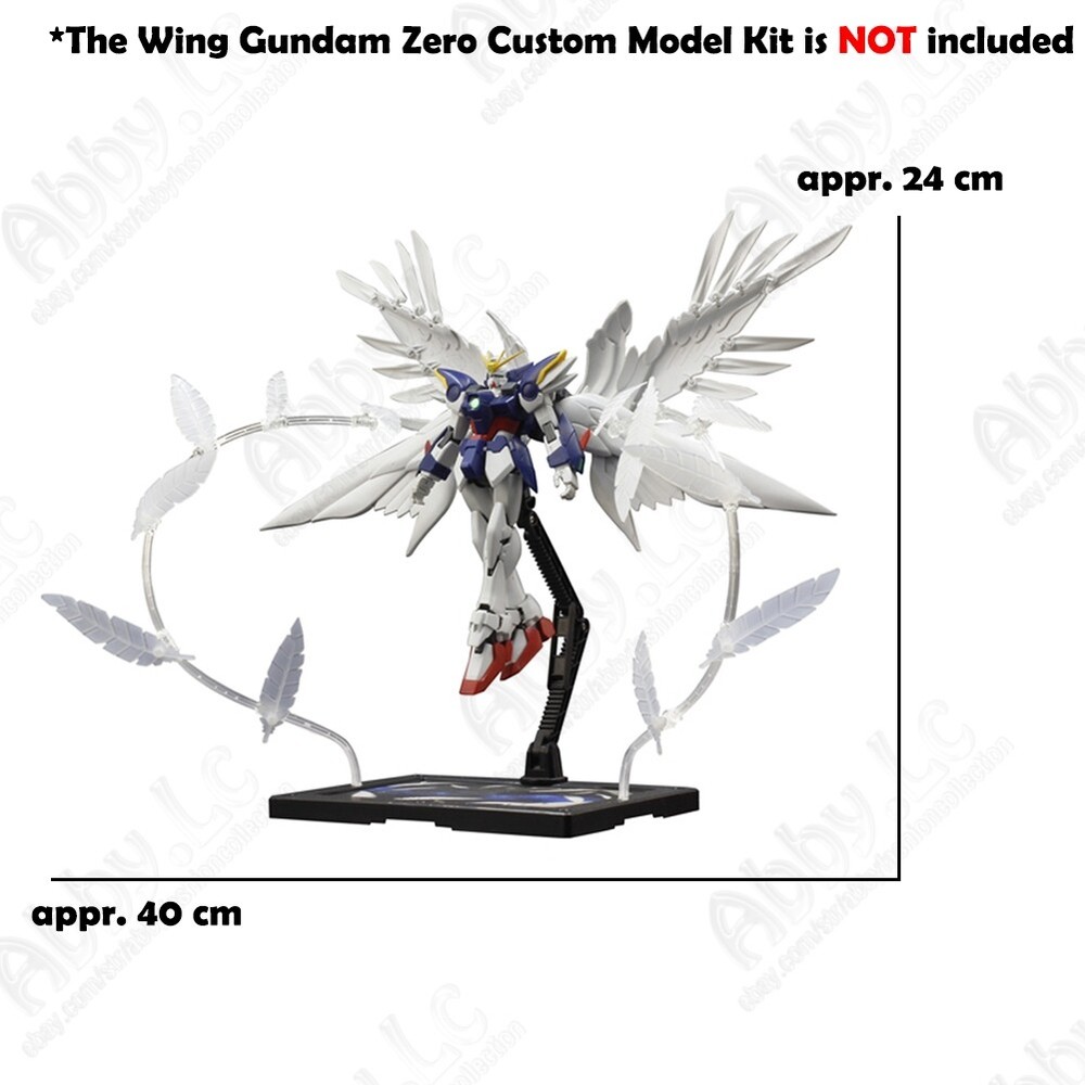 Seraphim Feather Effect Unit + Stand Base for MG 1/100 Wing Zero Custom EW HIRM