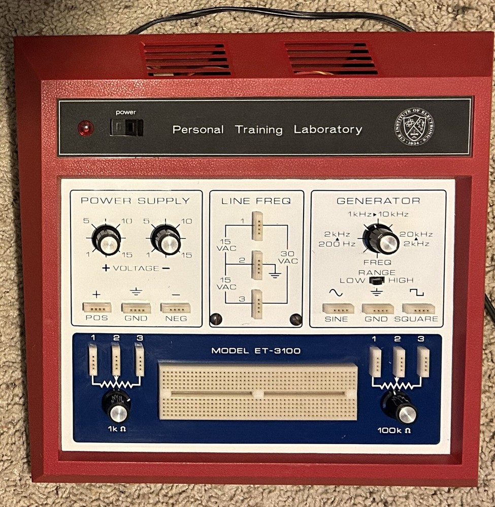 Electronics Training Laboratory Power Supply Proto Board Function Generator
