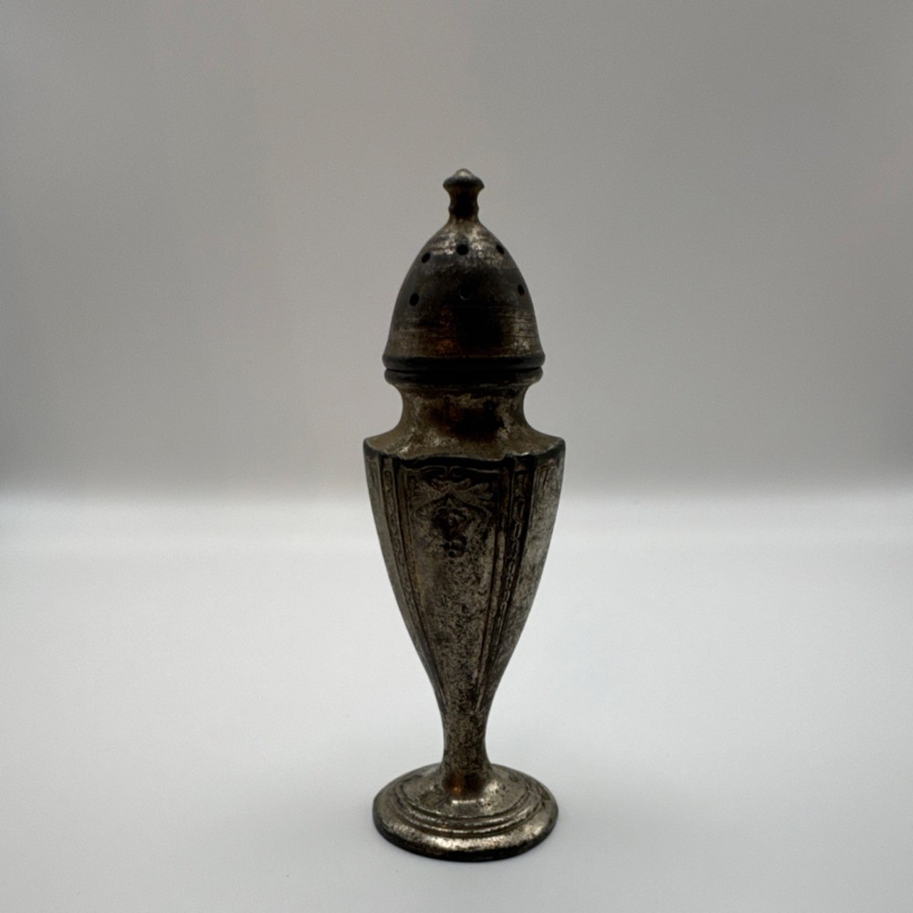 Antique Silverplate Salt & Pepper Shaker