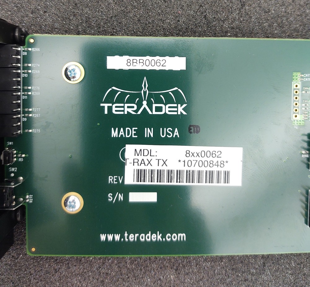 T-Rax 8BB0062 ENCODER Card H.264 / Dual HD / SDI-SDI